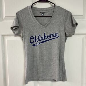 Champion Oklahoma City Womens Tank Top V-neck Grey Size S